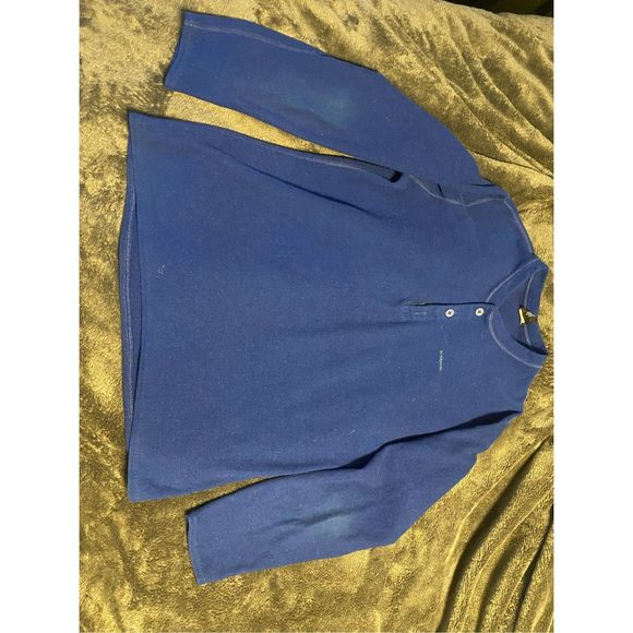 Patagonia Capilene Navy Lightweight Navy Blue Pullover Size medium - Picture 5 of 8